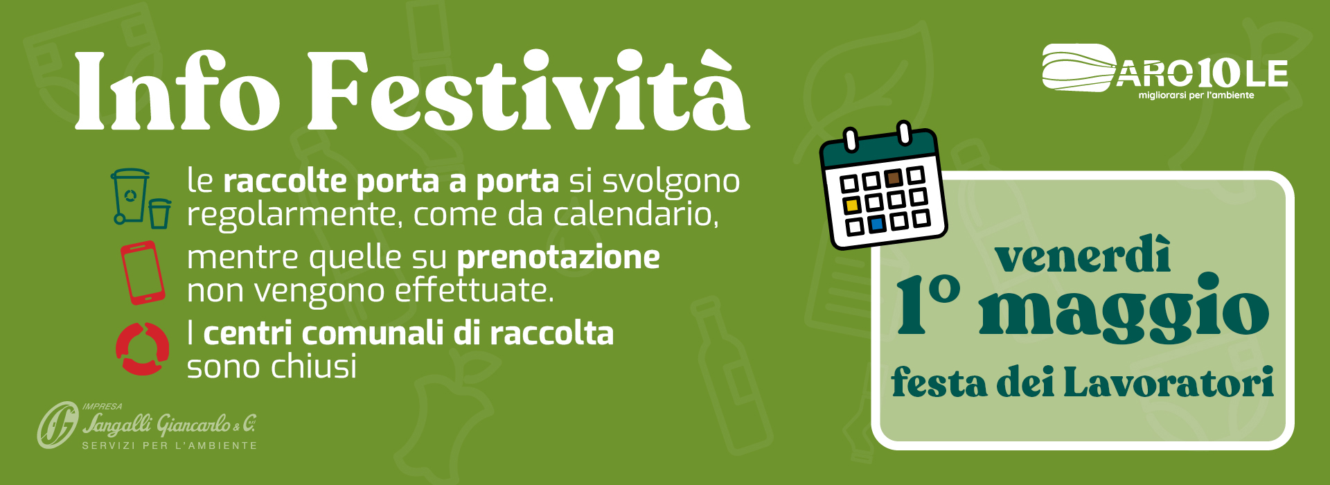 Festività 1° Maggio